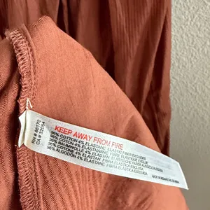 Free People Boho Elegant Rust Brown Dress Medium thumbnail 7