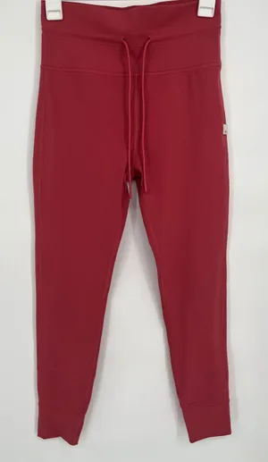 Vuori Daily Jogger Pants Women M Rose Pink High Rise Drawstring Yoga Gym Workout thumbnail 1