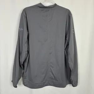 Nike Shield UConn Huskies Hockey Easy Windbreaker Jacket Gray Womens Large thumbnail 5