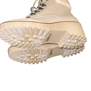 DV by Dolce Vita Russit Sherpa trim laced wedge ankle boots thumbnail 6
