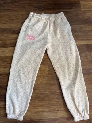 Happy Camper Floral Sweapants Pink thumbnail 1