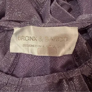 RTR Bronx & Banco Amara Lilac Cut Out Side Slit Long Sleeve Maxi Dress‎ Sz 4 thumbnail 5