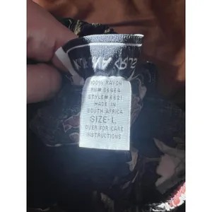 Vtg California Krush LG Long Floral Flowy Skirt Stretchy Waist Hawaii Vacation thumbnail 4