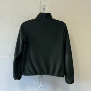 Uniqlo Women's‎ Fleece Full Zip Jacket Forest Green Med 241-151414 Stand Collar thumbnail 2