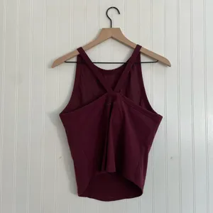 OUTDOOR VOICES SuperForm Rib High Neck Tank Top in Shiraz Size L thumbnail 10
