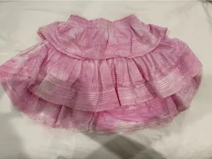 Love Shack Fancy Ruffle Mini Heritage Skirt thumbnail 3
