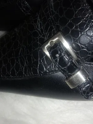 LifeStride 8M Classy Alligator Embossed Silver Buckle Mules Comfort Heels Shoe thumbnail 3