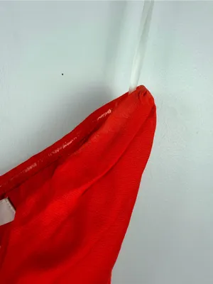 Meshki - Antonella Strapless Keyhole Maxi in Red size large thumbnail 8