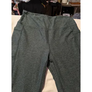 Marika Womens High Waisted Heather Green Pocket Leggings Size Medium thumbnail 5