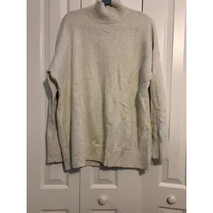 GAP Women's Oatmeal Speckled Mock Neck‎ Sweater Size XL thumbnail 3