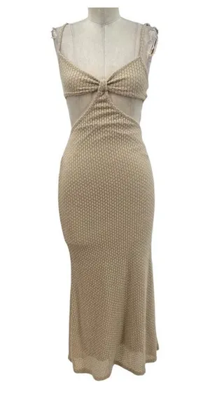 Princess Polly Beige Maxi Dress thumbnail 2
