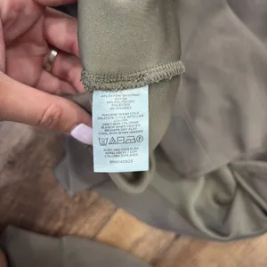 Loft Outlet 2 Piece Pants & Top Set Soft Rayon Jersey Beach Taupe Women's Small thumbnail 8