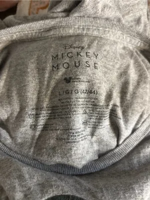 Disney Gray Mickey Mouse Graphic Tee thumbnail 2