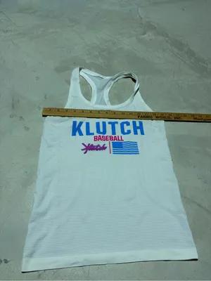 Lululemon swiftly tech White Klutch Baseball Racerback Tank Blue & Pink 6 thumbnail 5