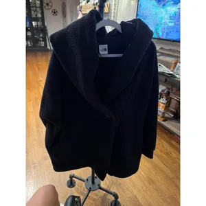 North Face Campshire Fleece Hooded Wrap Jacket featuring a large shawl collar XL thumbnail 2