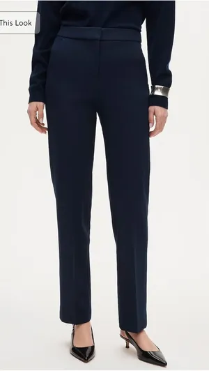 J.Crew Petite Kate straight-leg pant in four-season stretch thumbnail 1