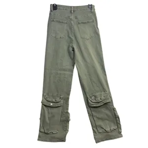 NWT Akira S‎ Green Utility Cargo Pants Pockets Streetwear Y2K Grunge Cyberpunk thumbnail 3