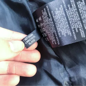 Calvin Klein • Goose Down Puffer Jacket coat black quilted faux fur trim hood thumbnail 8