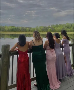 Sherri Hill Red Prom Dress thumbnail 6