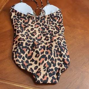 Source Unknown Leopard safari cheetah animal one piece halter bathing suit thumbnail 8