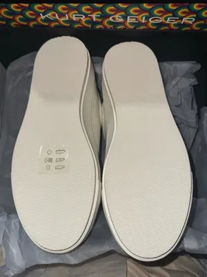 Kurt Geiger London Laney Leather Sneakers White Black Women’s Size 5 NWT thumbnail 5