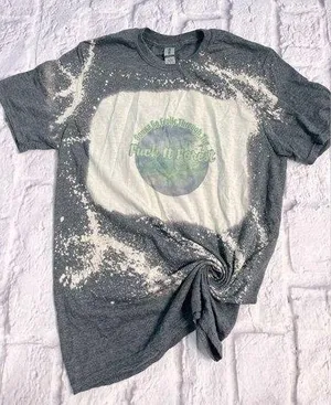 Acid washed graphic tee size medium Gray thumbnail 1