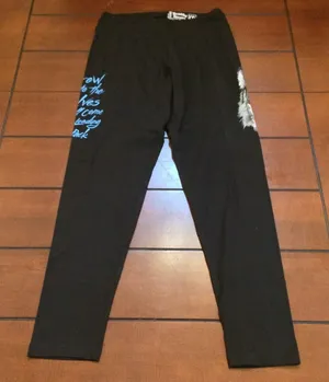Beautiful disaster wolves black sweat pants 2xl thumbnail 1