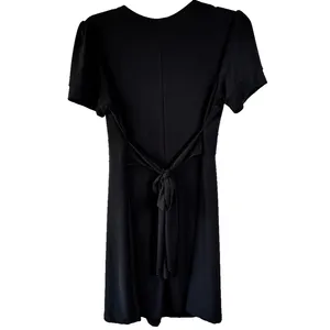 Siren Lily Black‎ Short Sleeve Knee Length Dress A line Belted NO SIZE TAG thumbnail 2