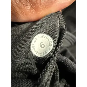 Lululemon Flow Y Bra Nulu Black Sparkle Shimmer‎ Racerback Sports Bra Size 6 thumbnail 5
