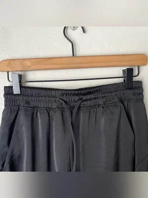 Lululemon Glide Away midi Slip Skirt with pockets Black 6 thumbnail 9
