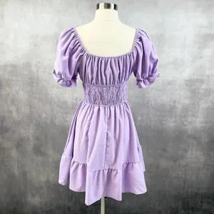Shein‎ Milkmaid Womens Dress Small Cottage Coquette Babydoll Fairycore Girly thumbnail 6