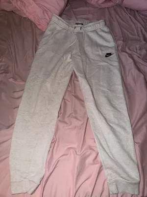 White Nike Joggers Sweatpants thumbnail 1