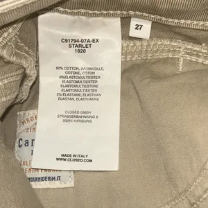 Closed x Candiani Starlet Jeans Sz 27 Tan Italian Denim Designer Classic Preppy thumbnail 10