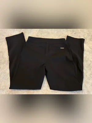 Anne Klein Black Straight Leg Dress Pants Size 4 thumbnail 7