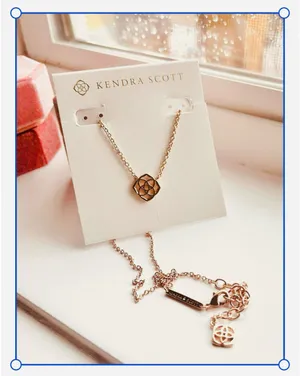 Kendra Scott Dira 18K Rose Gold Pendant Necklace thumbnail 2