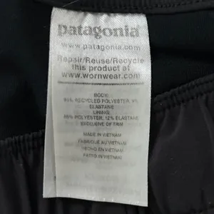 Patagonia Fleetwith Skort Size Extra Small XS Black Hiking Athletic Wrap Skirt thumbnail 7