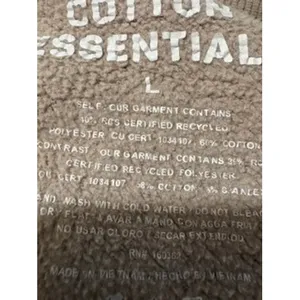 Western‎ Embroidered Cropped Sweatshirt Large Taupe Pullover Cowgirl Boho Rodeo thumbnail 5