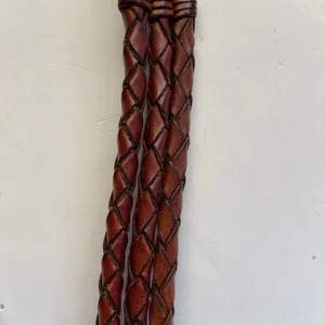 Brighton L Leather Brown Braided Vintage 1995 Belt thumbnail 4
