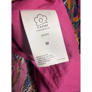Farm Rio Rainbow Macaws Mini Dress Women's Sz. M thumbnail 8