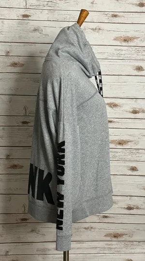 Victoria's Secret PINK sequin 'New York' cowl neck fleece sweatshirt Size Large thumbnail 4
