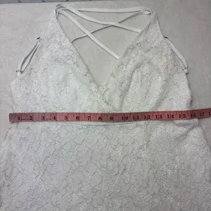 Showpo White Lace Wedding Party Dress‎ Size 10 thumbnail 8