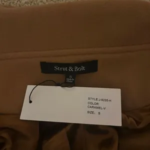 Strut & Bolt oversized coat caramel brown size S‎ NWT thumbnail 5