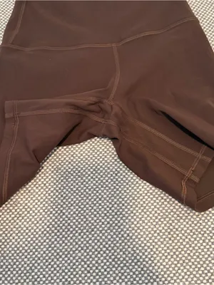 lululemon Align No Line™ High-Rise Short 6" Size 2 Colour Mahogany Muse thumbnail 4