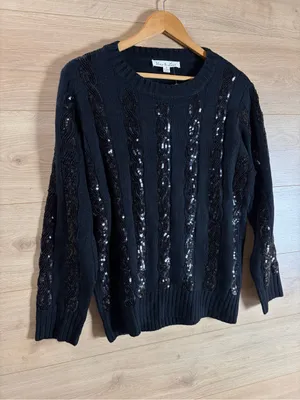 Vine & Love Black Sequin Cable thumbnail 2