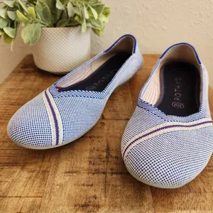 Rothy's Retired Blue Mirror Flats thumbnail 2