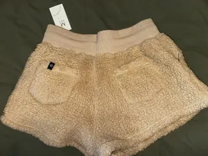 Pop flex Faux Sherpa Shorts thumbnail 3