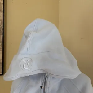 LULULEMON‎ Scuba Oversized Half-Zip Hoodie Blissful Blue Size XS/S thumbnail 3