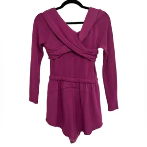 FP Movement Love Spell One Piece Balletcore Romper in Pink - Size S thumbnail 3