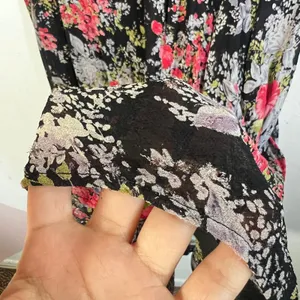 Coldwater Creek Reversible Maxi Skirt Womens Sz Large Floral‎ Boho Vintage 90s thumbnail 8