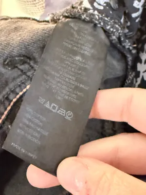 Free People We The Free Tinsley Baggy High Rise Straigjt Leg Jeans Faded Black Slouch Grunge thumbnail 16
